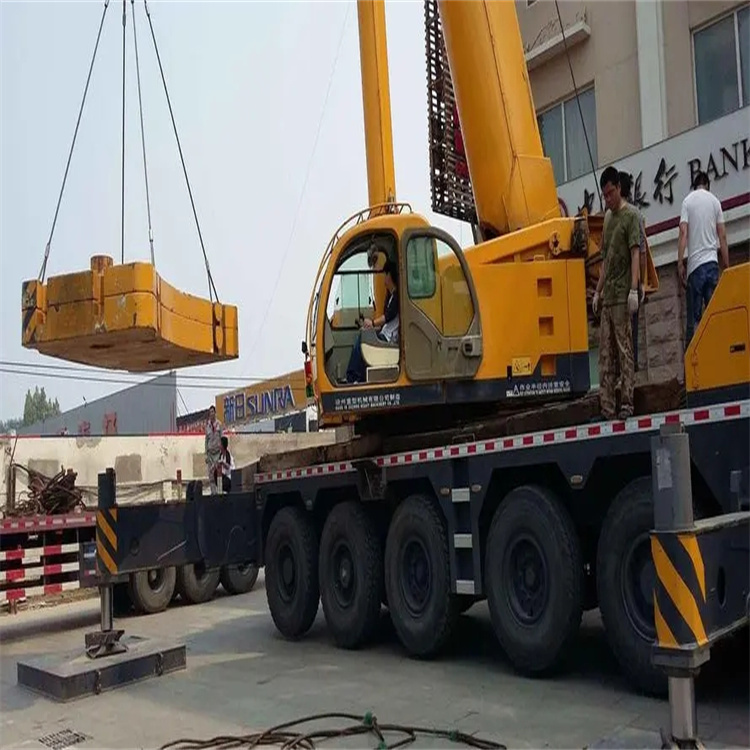 德化县当地吊车出租|机器吊装|75吨|工厂搬迁服务